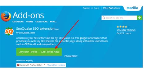 seoquake for firefox.